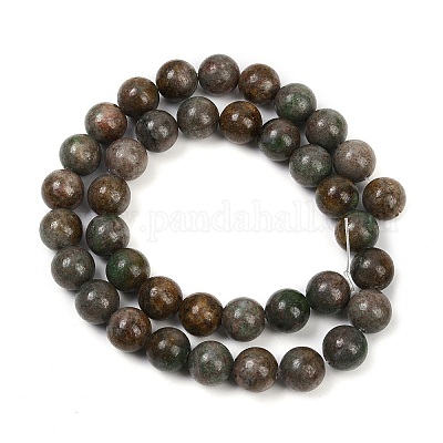 Гранат природный бисер нитей G-H093-B04-10mm-1