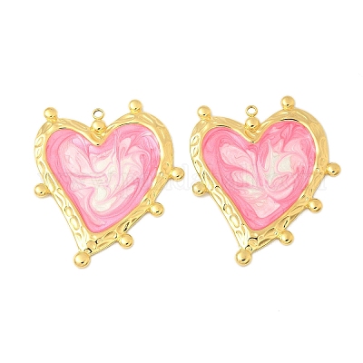 Подвески из нержавеющей стали 304 с эмалью STAS-V015-60G-03-1