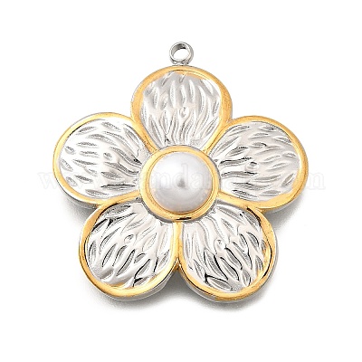 Подвески из нержавеющей стали 304 в виде цветка STAS-M123-01PG-1