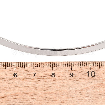 Ожерелья-чокеры из нержавеющей стали 201 толщиной 4 мм NJEW-Z098-06P-1