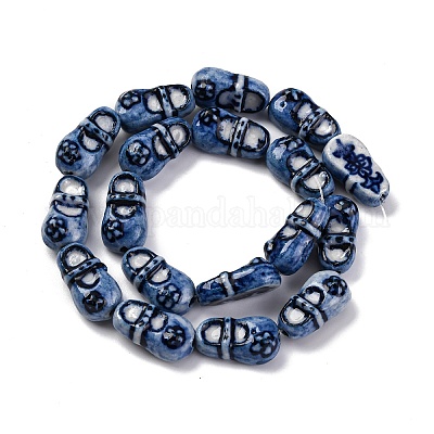 Фарфора ручной работы бисер нитей PORC-I027-18B-1