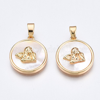 Подвески из натуральной морской раковины KK-Q277-013-NF-1