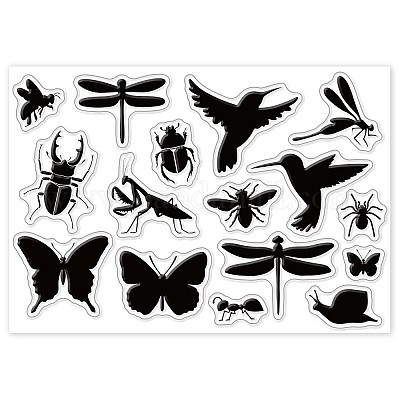 Wholesale CRASPIRE Butterfly Clear Stamps for Card Making Decoration  Scrapbooking Supplies 