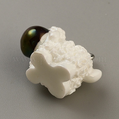 Подвески из искусственной смолы с имитацией животных RESI-CJC0023-09B-1