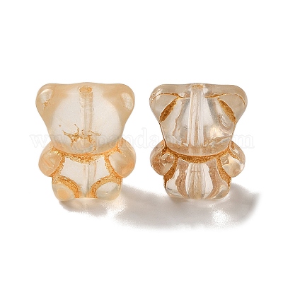 Прозрачные бусины лэмпворк LAMP-P065-06A-06-1