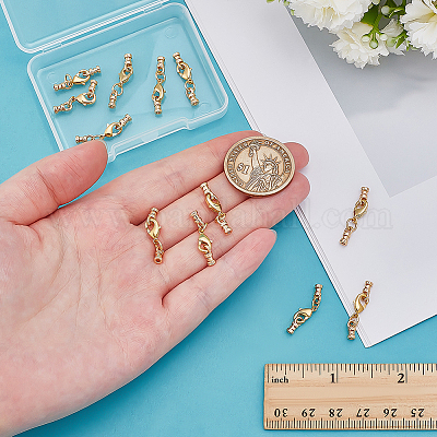 12 шт. латунные наконечники для шнура PALLOY-PH01842-1