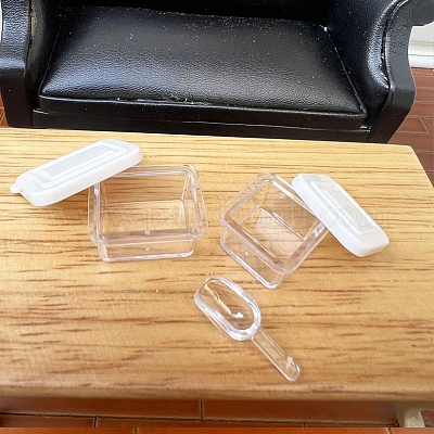 Набор пластиковых мини-моделей для ланч-бокса и ложки&nbsp;PW-WGC9A7F-01-1