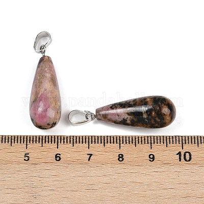 Природные подвески родонит G-G804-A11-1