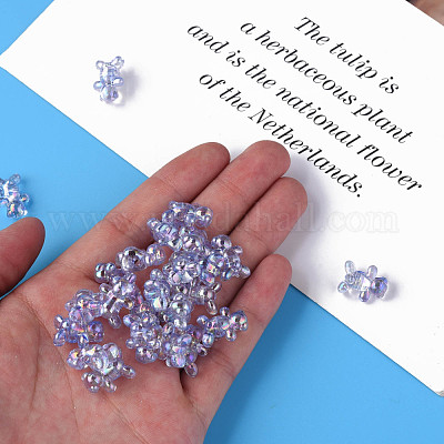 Прозрачные акриловые бусины MACR-S154-127-C06-1