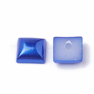 Абс пластмассовые имитационные жемчужные кабошоны SACR-R748-6x6mm-Z37-1