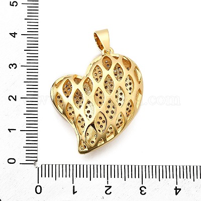 Латунные микро проложить кубического циркония подвески KK-C094-01B-G-1