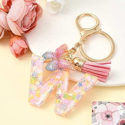 Брелок с кисточкой из смолы KEYC-YW00124-23-1