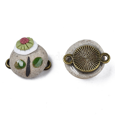 Подвески из фарфора ручной работы PORC-N004-147-1