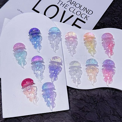 Кабошоны из прозрачной смолы CRES-L045-02E-1