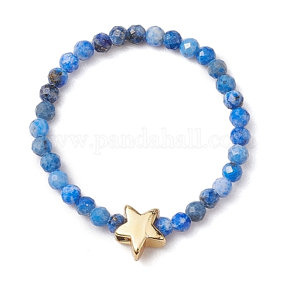 Круглые бусины из натурального тигрового глаза RJEW-JR00790-1