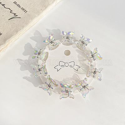 Мини-пластиковые заколки для волос с когтями PW-WGD78D8-05-1