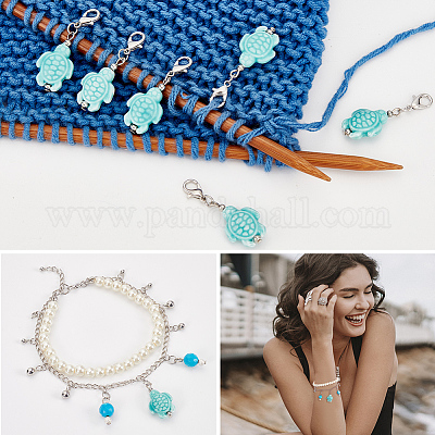 Маркеры петель в виде черепахи HJEW-AB00280-1