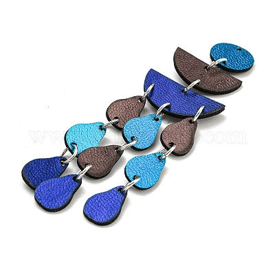 Большие подвески из искусственной кожи FIND-G073-02-1