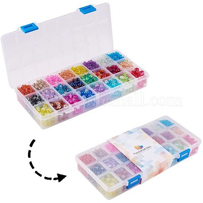 Наборы стеклянных бусин с кракле CCG-PH0003-08-1