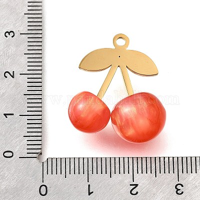 Подвески из акрила из нержавеющей стали 304 X1-STAS-E549-01G-01-1