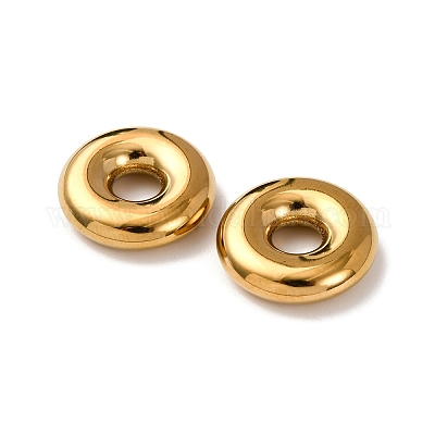 Европейские бусины из нержавеющей стали 304 STAS-D383-01B-G-1