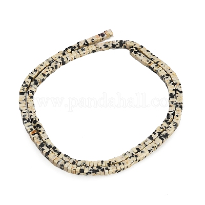 Natur Dalmatiner Jaspis Perlen Stränge&nbsp;GG-CBA2498-C09-01-1