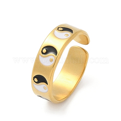 Регулируемые манжетные кольца из нержавеющей стали 304 RJEW-Q015-01G-C-1