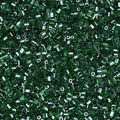 Смешанный сорт стекляруса стекляруса и шестиугольника две граненые бусины GLAA-N001-01-1