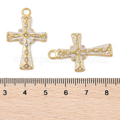 Подвески из нержавеющей стали 304 с эмалью STAS-P380-61G-1