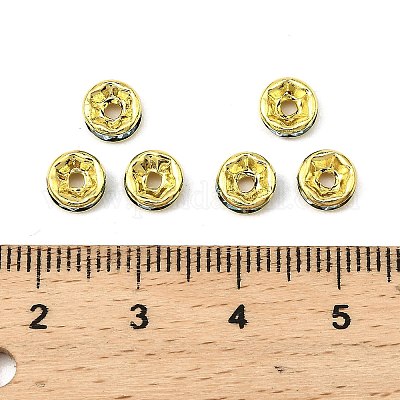 Латунные бусины разделители для поставки стразов RB-A014-Z6mm-03G-1