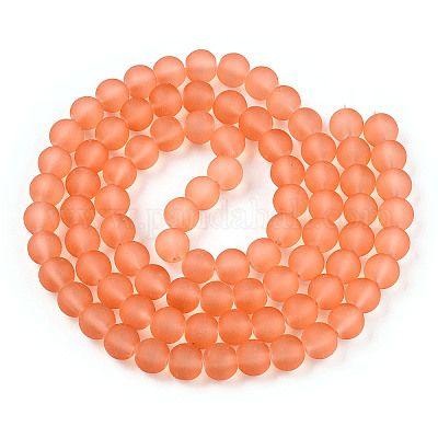 Прозрачные стеклянные бусины GLAA-S031-10mm-33-1-1