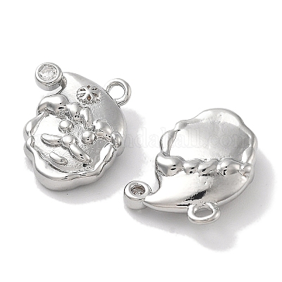 Латунные микро проложить кубического циркония подвески KK-M102-11P-1