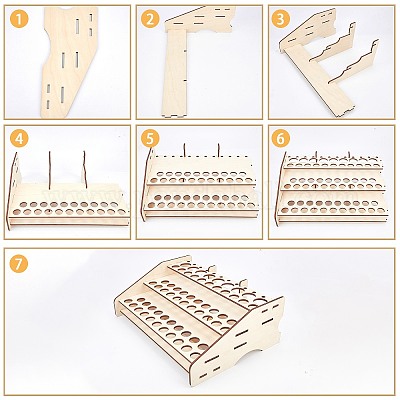 Стеллаж для хранения инструментов из липы ODIS-WH0008-12-1
