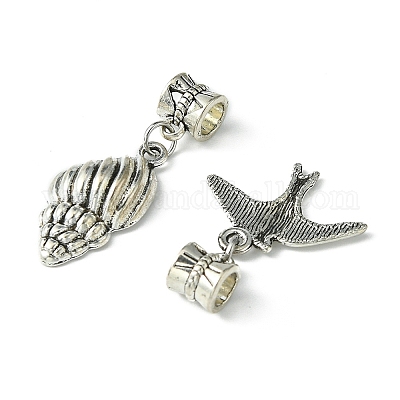 10шт 10 стиля сплава европейские висячие подвески в тибетском стиле PALLOY-FZ00005-1