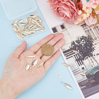 50шт 5 стиля латунные подвески KK-HY0003-46-1