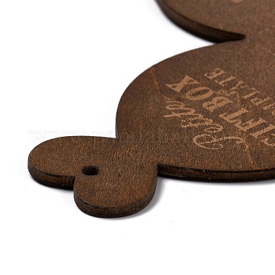 Шаблон подарочной коробки diy в стиле ретро DIY-G039-04-1