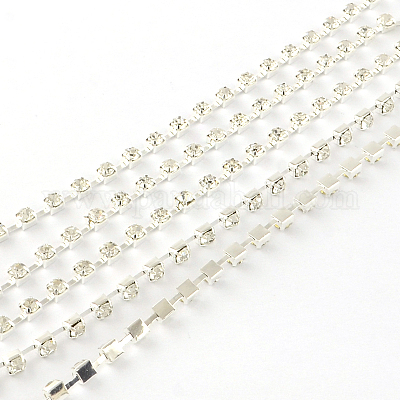 Латунные цепочки из страз со стразами CHC-R120-03-1