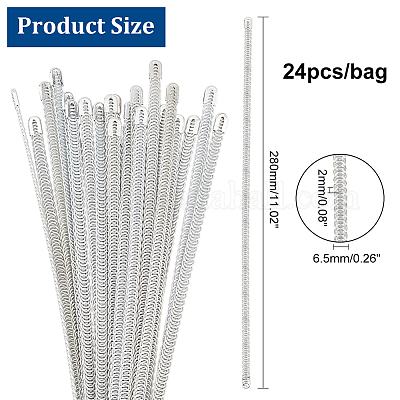  BENECREAT 24Pcs Steel Spiral Corset Boning Stay, 0.25x 11  Steel Wire Spiral Metal Boning for Sewing Corset, Making Wedding Dress  Costume Hoop Skirt : Clothing, Shoes & Jewelry