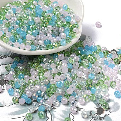 Стеклянные бусины EGLA-A034-LM4mm-50-1