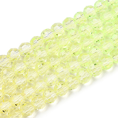Прозрачные стеклянные бусины X-GLAA-E036-07Z-03-1