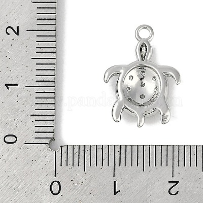 Латунные микро проложить кубического циркония подвески KK-I719-33P-1