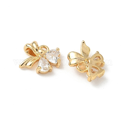 Латунные микро проложить кубического циркония подвески KK-Z136-40A-G-1
