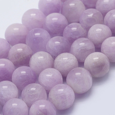 Природные кунцит бисер нитей G-L478-14-10mm-1