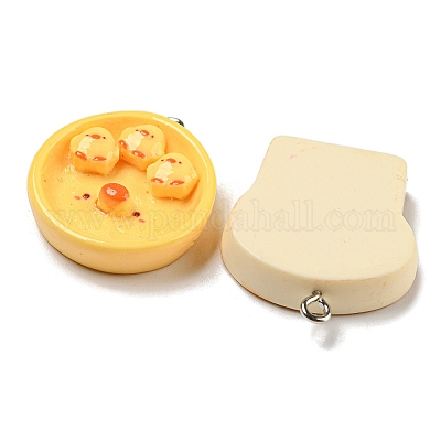 Подвески из непрозрачной смолы RESI-E054-05P-1