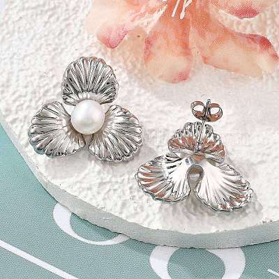 Серьги-гвоздики из нержавеющей стали 304 EJEW-S246-07P-1