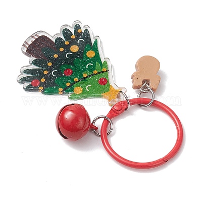 Рождественский кулон из акрила и смолы HJEW-JM04303-03-1