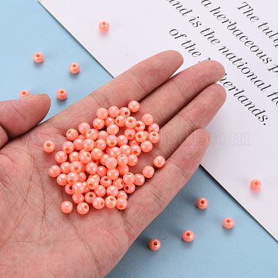 Непрозрачные акриловые бусины MACR-S370-D6mm-SS2109-1