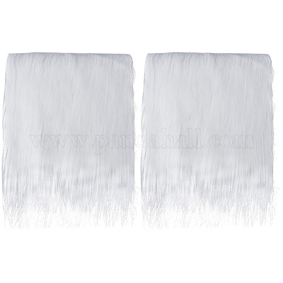 2 шт. искусственный мех квадратной ткани DIY-GF0011-26B-1