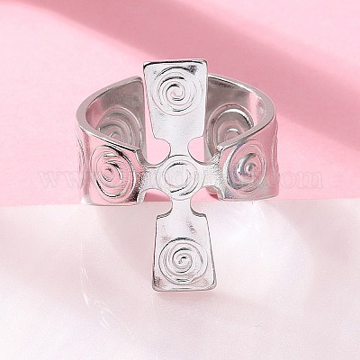 Кольца-манжеты из нержавеющей стали 304 RJEW-S623-01P-1