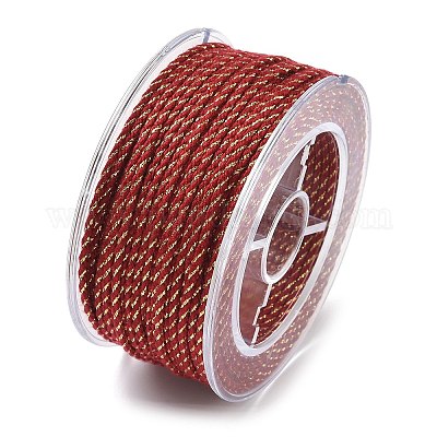 Нейлоновый витой круглый шнур длиной 20 м&nbsp;NWIR-A011-01Y-1